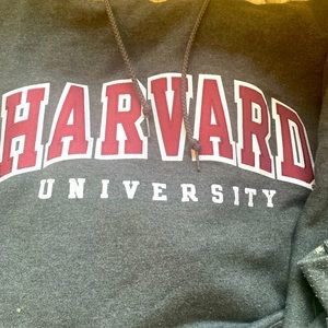 Harvard University Vintage Grey Champion Hoodie